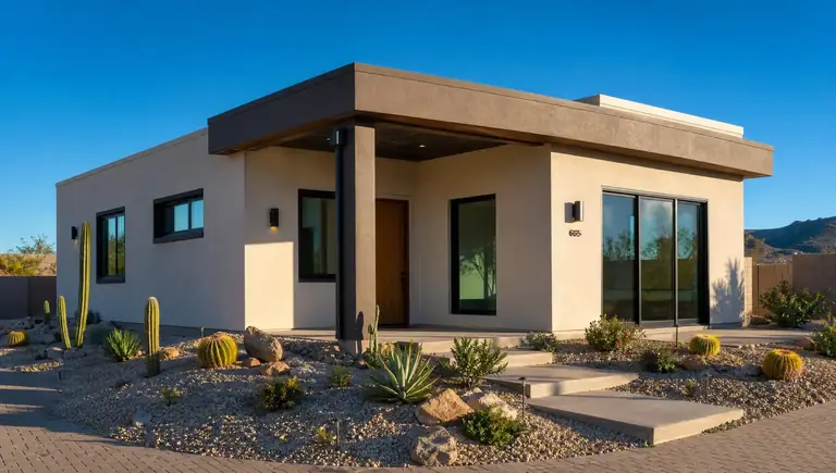 Modern detached ADU casita in Arizona built by PRIME